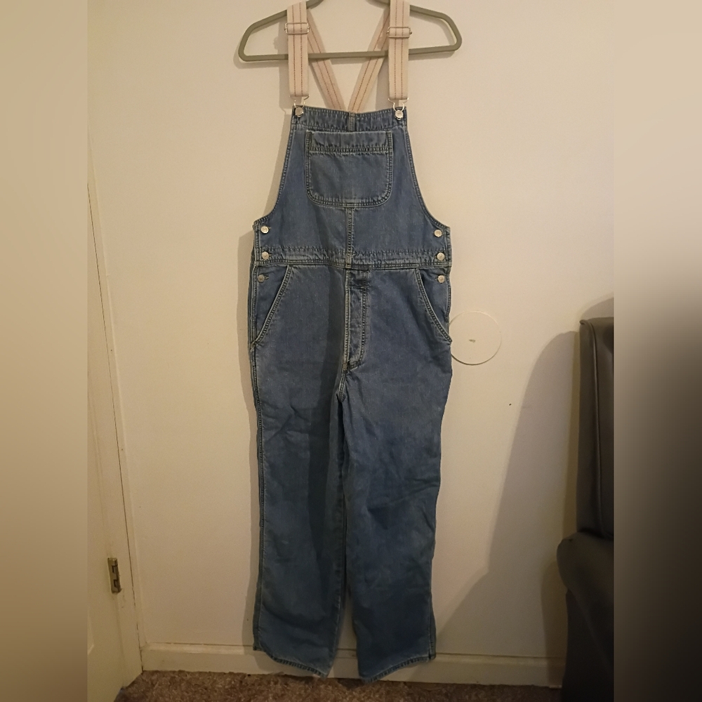 VTG GAP Women's Flannel  Overalls Sz‎ M